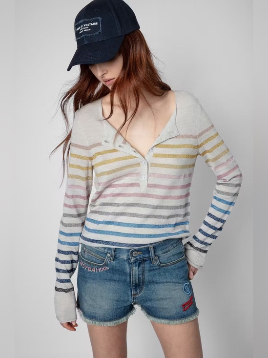 Zadig & Voltaire Sweaters - Zadig & Voltaire Rainbow Sweater